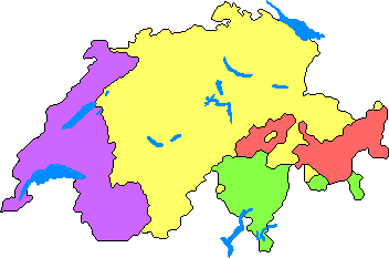 スイスの言語分布_wikipedia引用