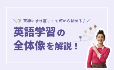 英語学習の全体像をわかりやすく！社会人の英語勉強は何から始める？